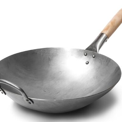 Craft Wok Traditional Hand Hammered Chinese Carbon Steel Wok