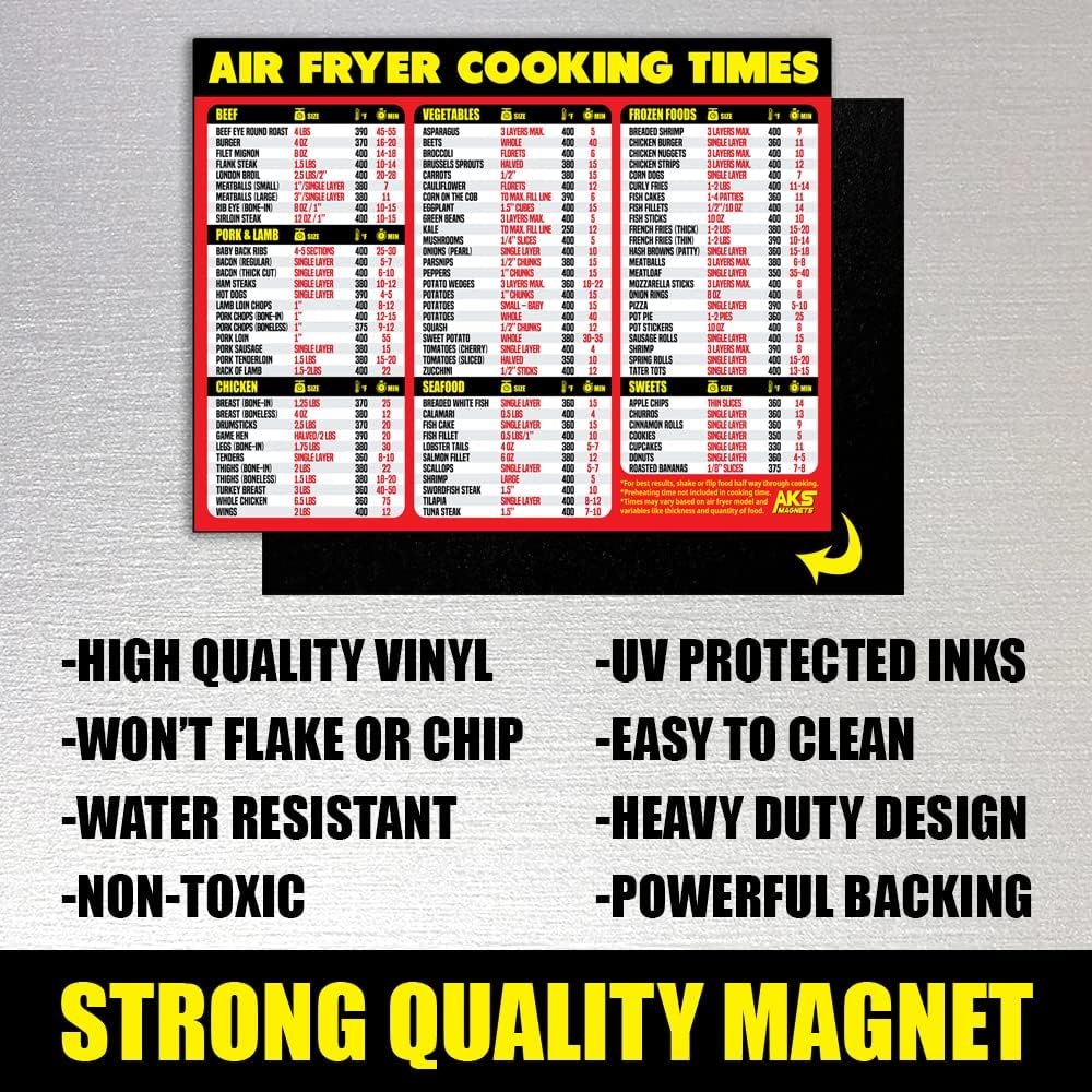 Air Fryer Magnetic Cheat Sheet - Image 7