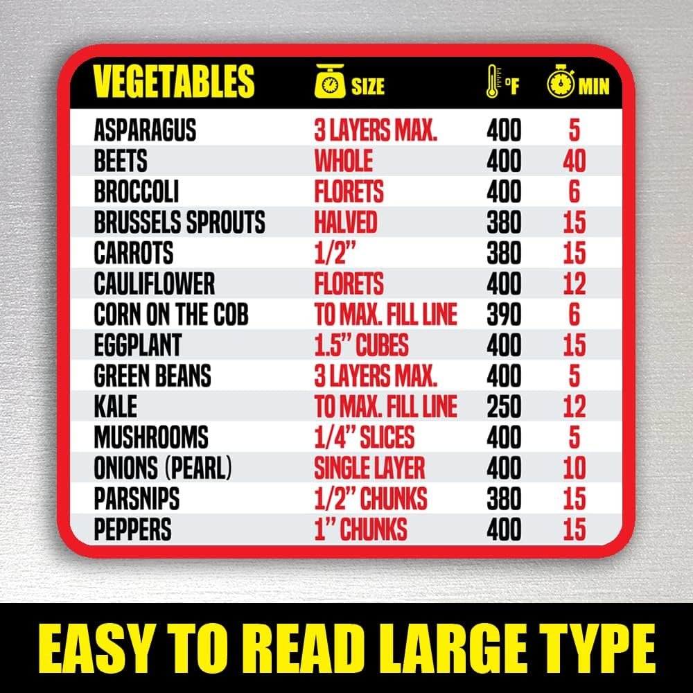 Air Fryer Magnetic Cheat Sheet - Image 4