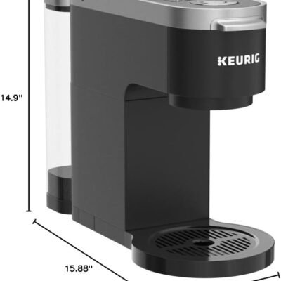 Keurig K-Duo Plus Single Serve & Carafe Coffee Maker, Multi-Position 60oz Removable Reservoir, Programmable Auto Brew Carafe, Black