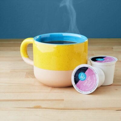 Amazon Brand – Happy Belly Medium Roast Coffee Pods, 100 Count