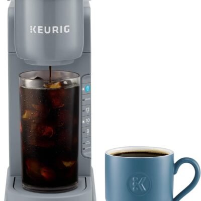 Keurig K-Iced Coffee Maker, Single Serve K-Cup Pod Iced Coffee Maker, With Hot and Cold Coffee Capabilities, Brews Any K-Cup Pod, Gray