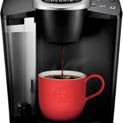 Keurig K-Classic Single Serve K-Cup Pod Coffee Maker, with 3 Brew Sizes, 48oz Removable Reservoir, Black