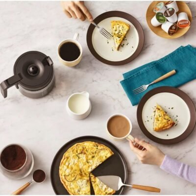 Keurig K-Duo Single Serve K-Cup Pod & Carafe Coffee Maker, with Multiple Brew Sizes, 60oz Removable Reservoir, Programmable Auto Brew Carafe, (Gen 1), Black