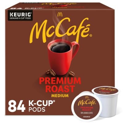 McCafe Premium Medium Roast K-Cup Coffee Pods, Premium Roast, 84 Count